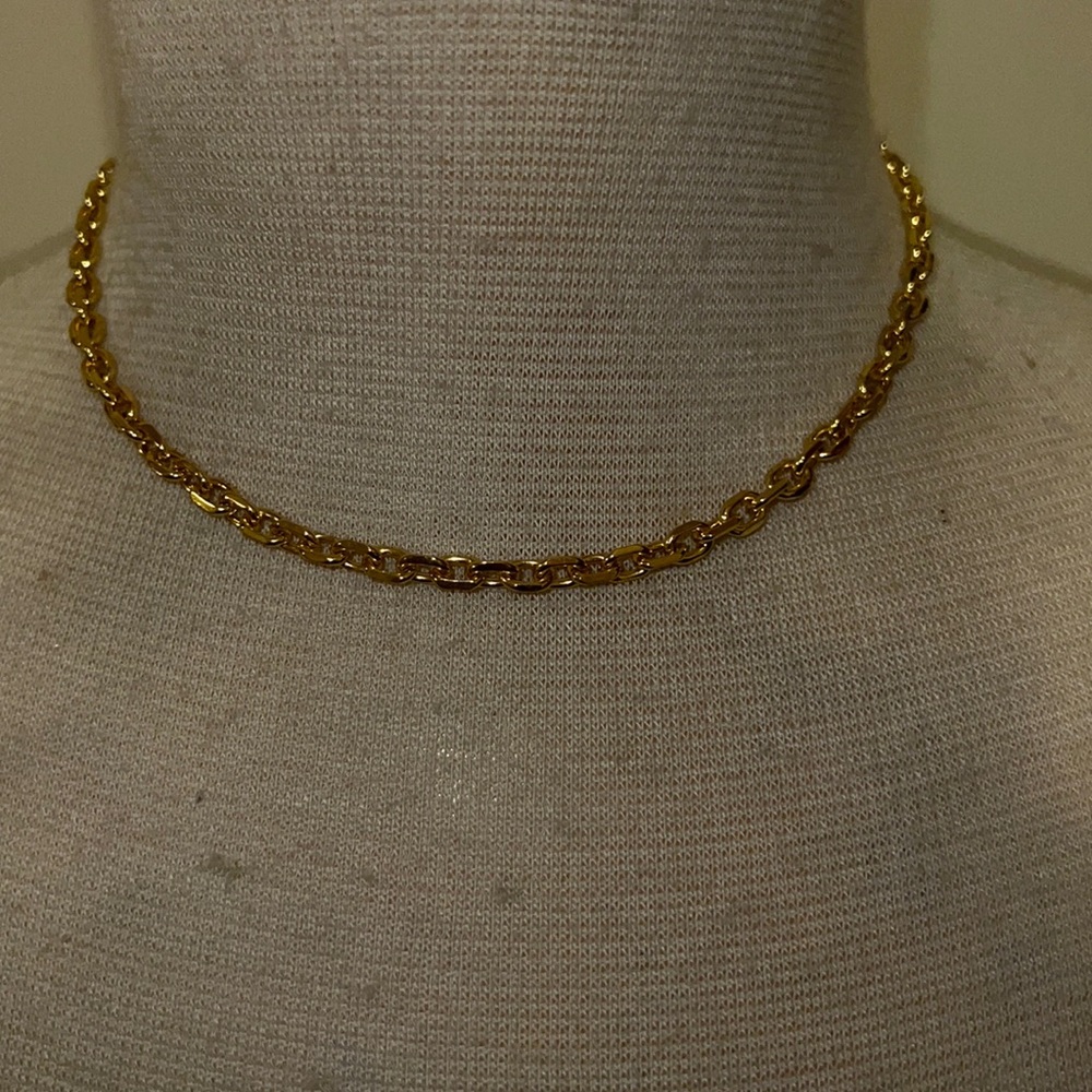 Oval link necklace